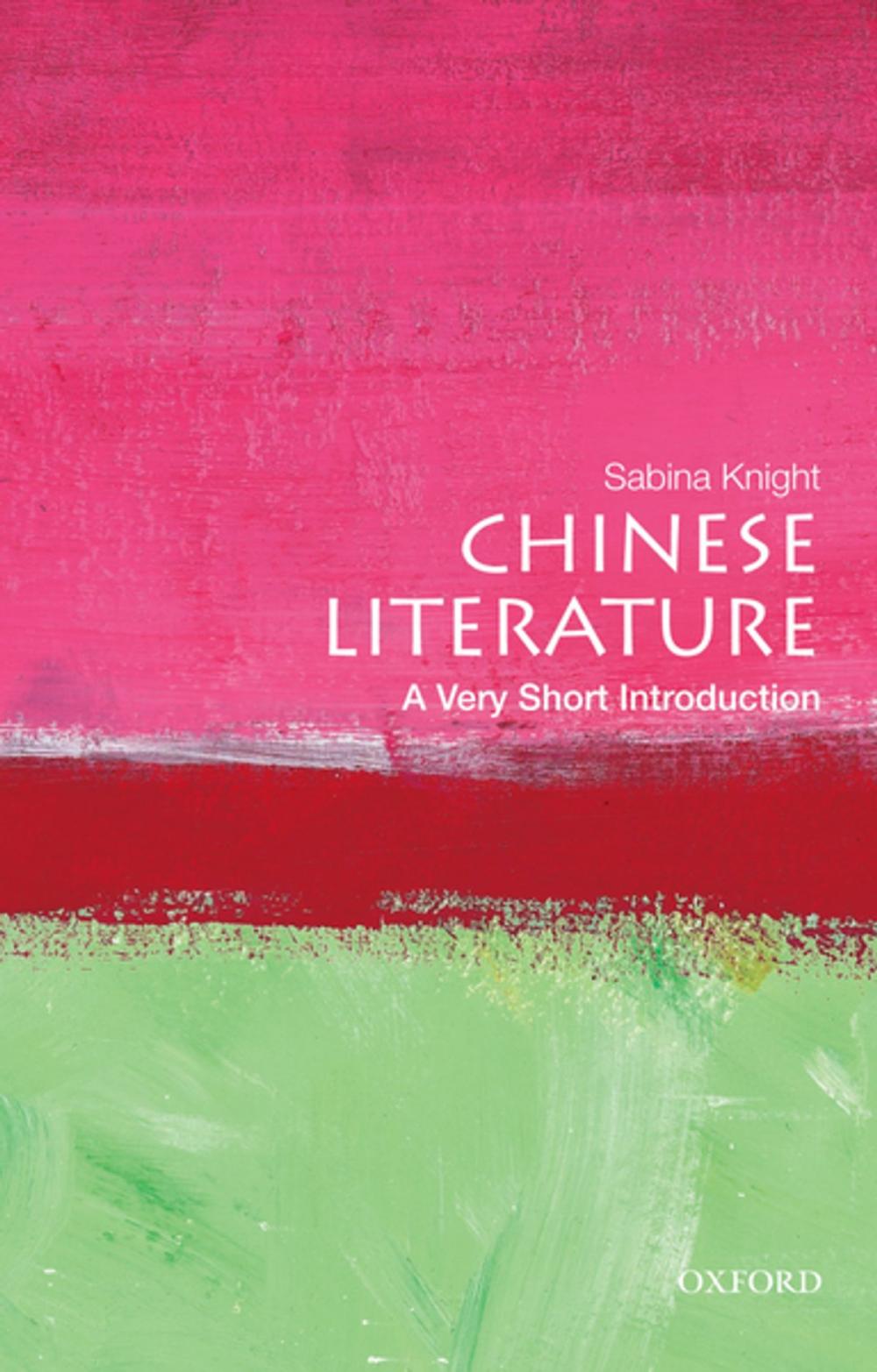 Big bigCover of Chinese Literature: A Very Short Introduction