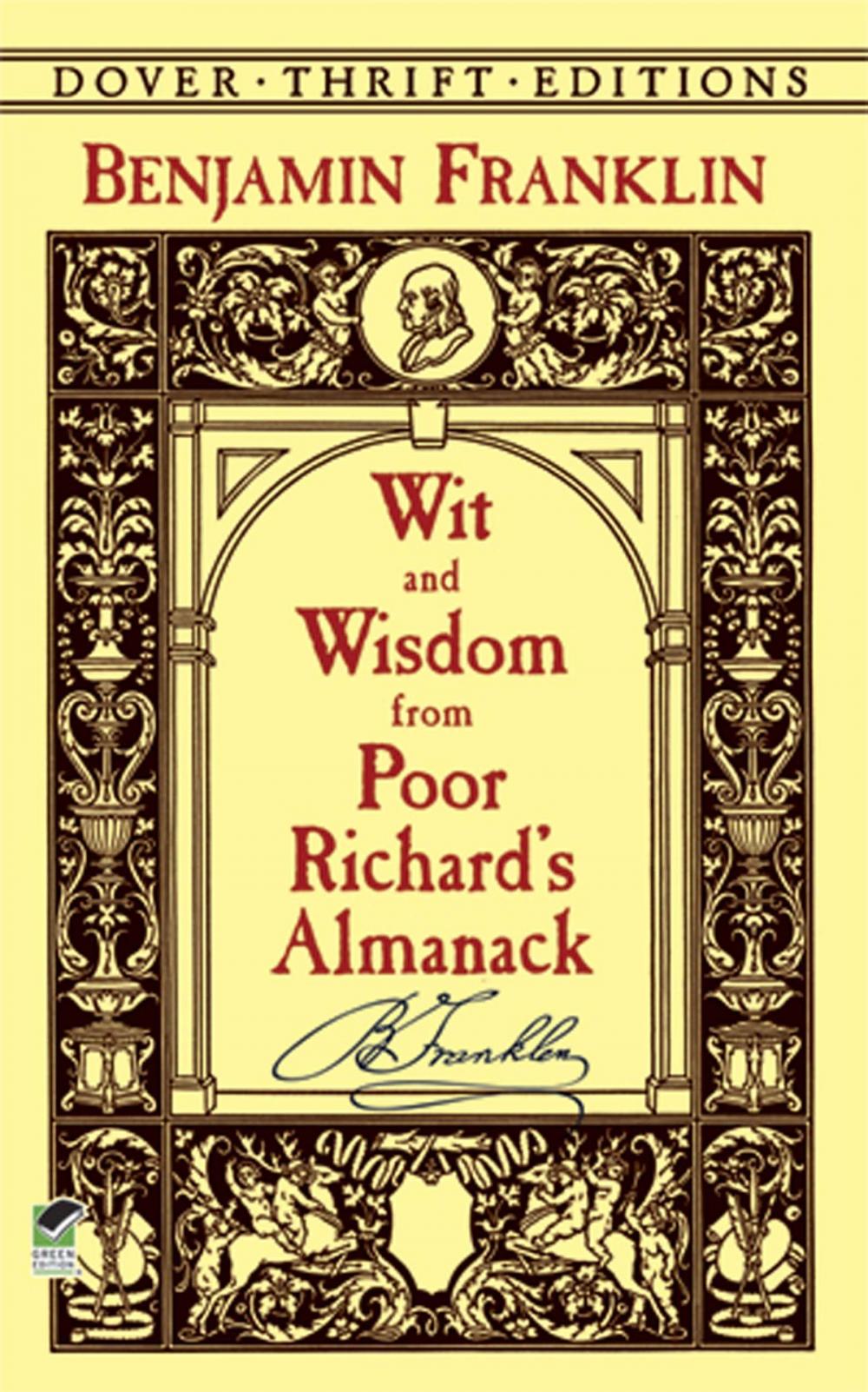 Big bigCover of Wit and Wisdom from Poor Richard's Almanack