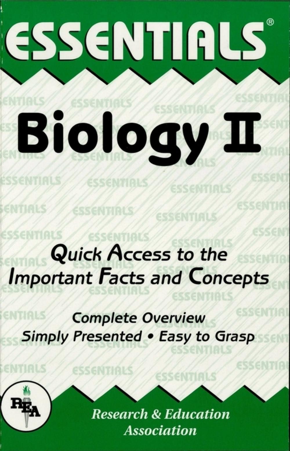 Big bigCover of Biology II Essentials