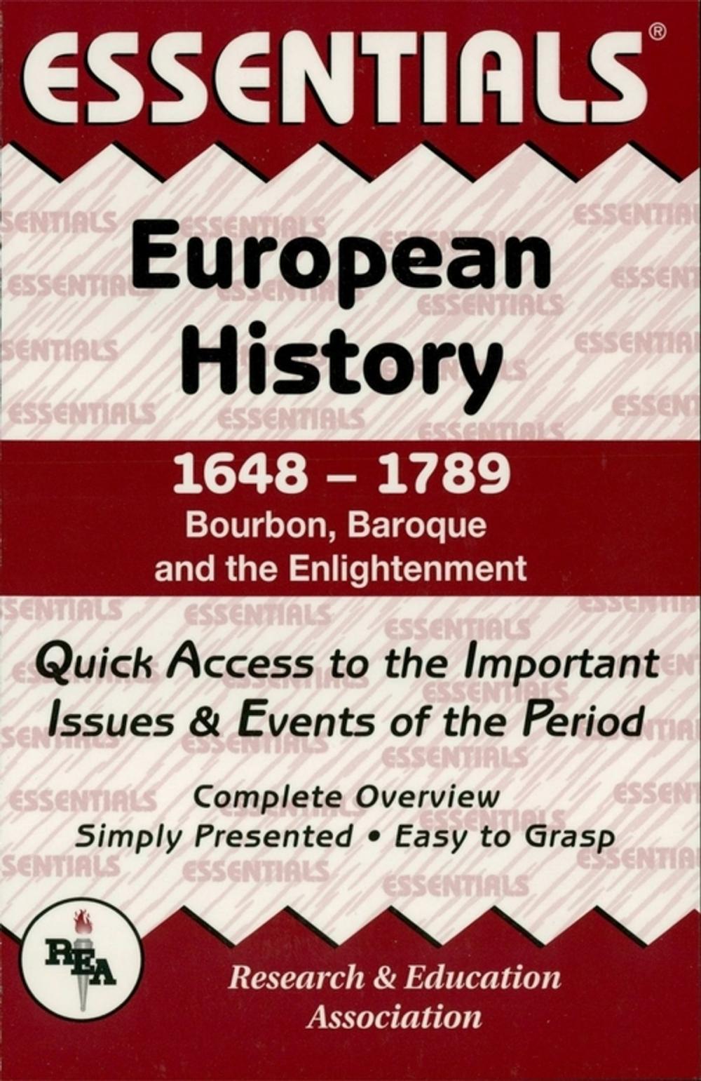 Big bigCover of European History: 1648 to 1789 Essentials