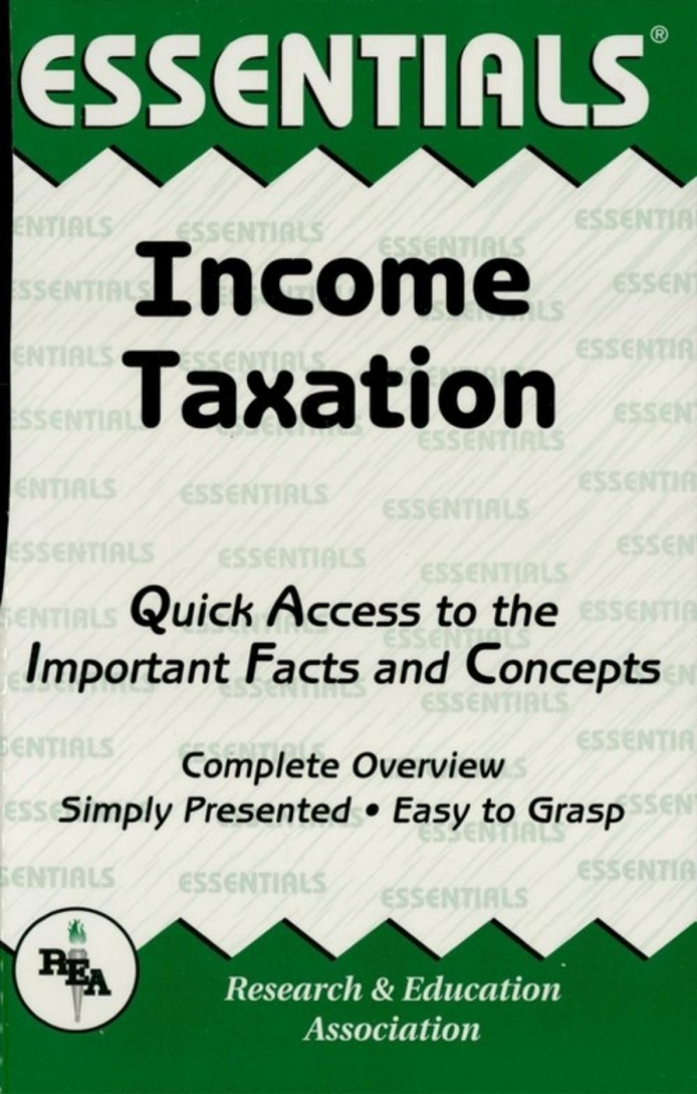 Big bigCover of Income Taxation Essentials