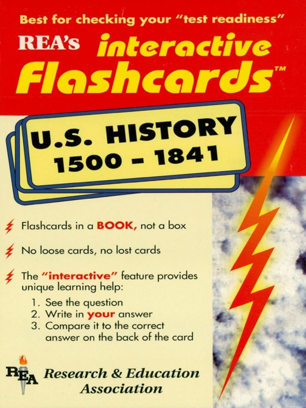 Big bigCover of United States History 1500-1841 Interactive Flashcards Book