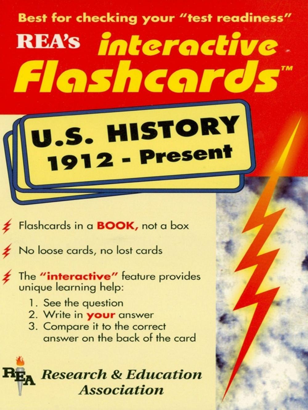 Big bigCover of United States History 1912-Present Interactive Flashcards Book