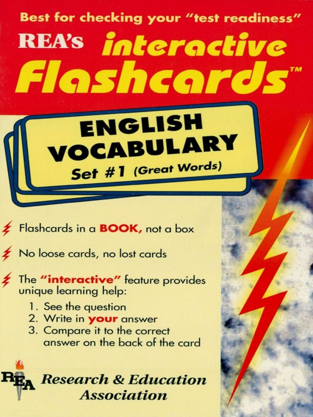 Big bigCover of English Vocabulary - Set #1 Interactive Flashcards Book