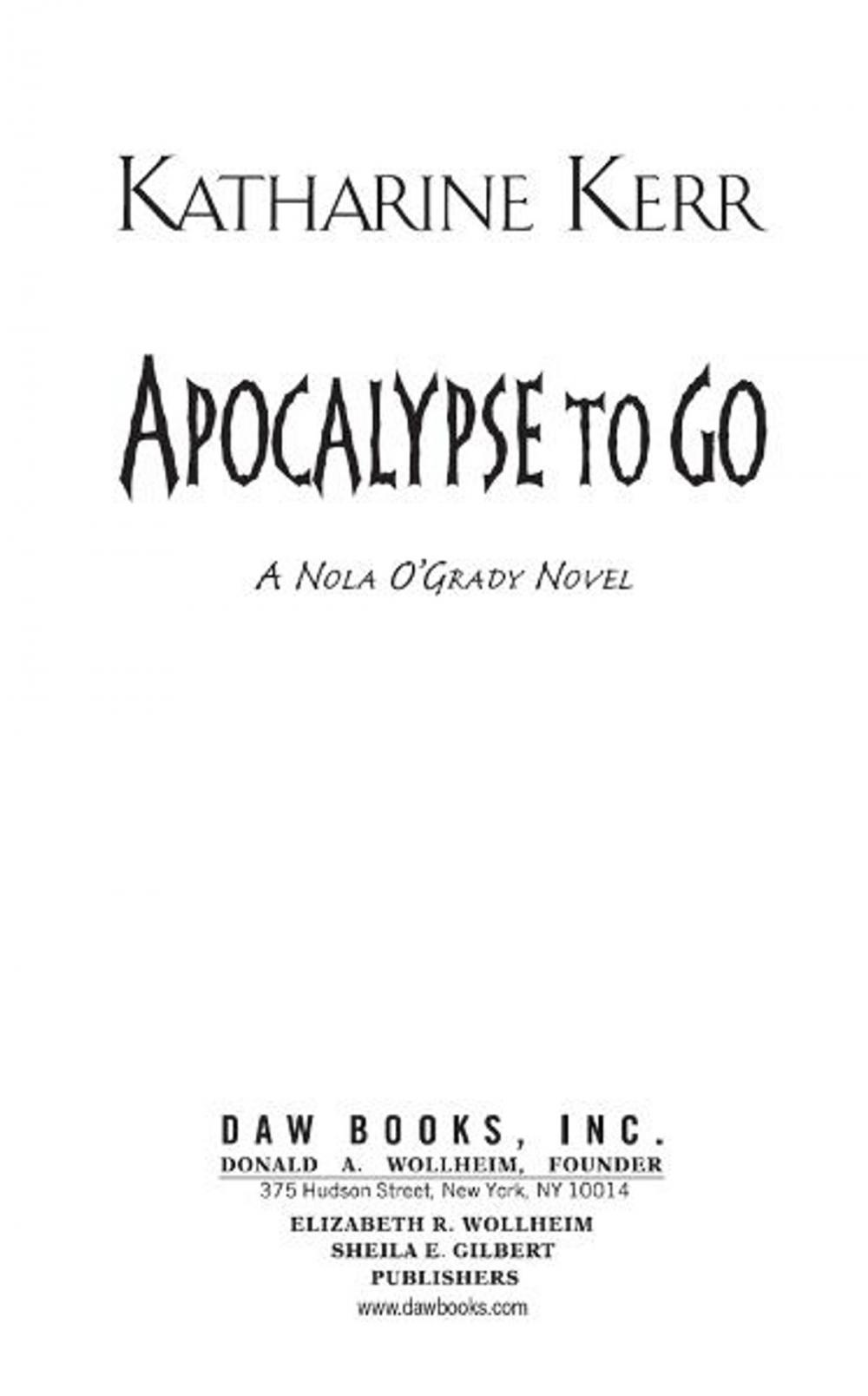 Big bigCover of Apocalypse to Go