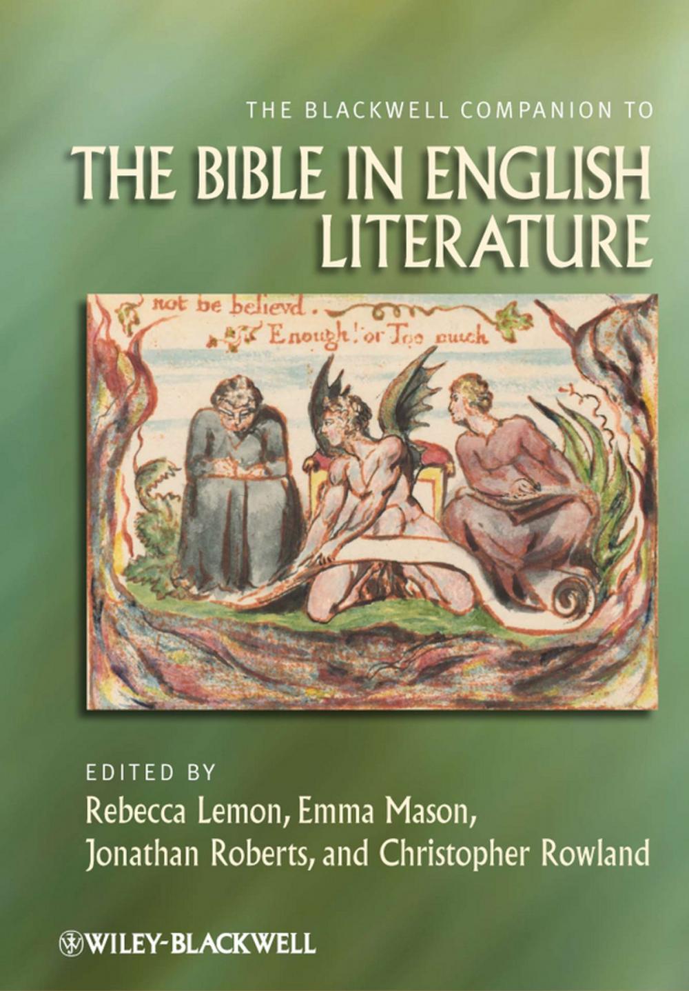 Big bigCover of The Blackwell Companion to the Bible in English Literature