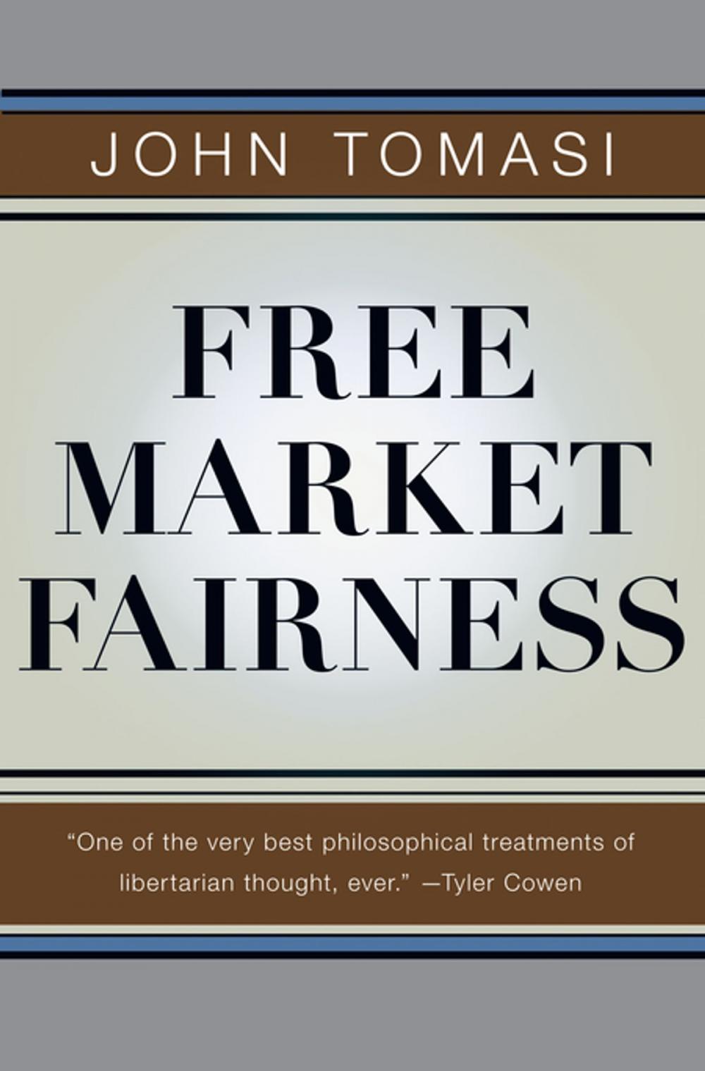 Big bigCover of Free Market Fairness