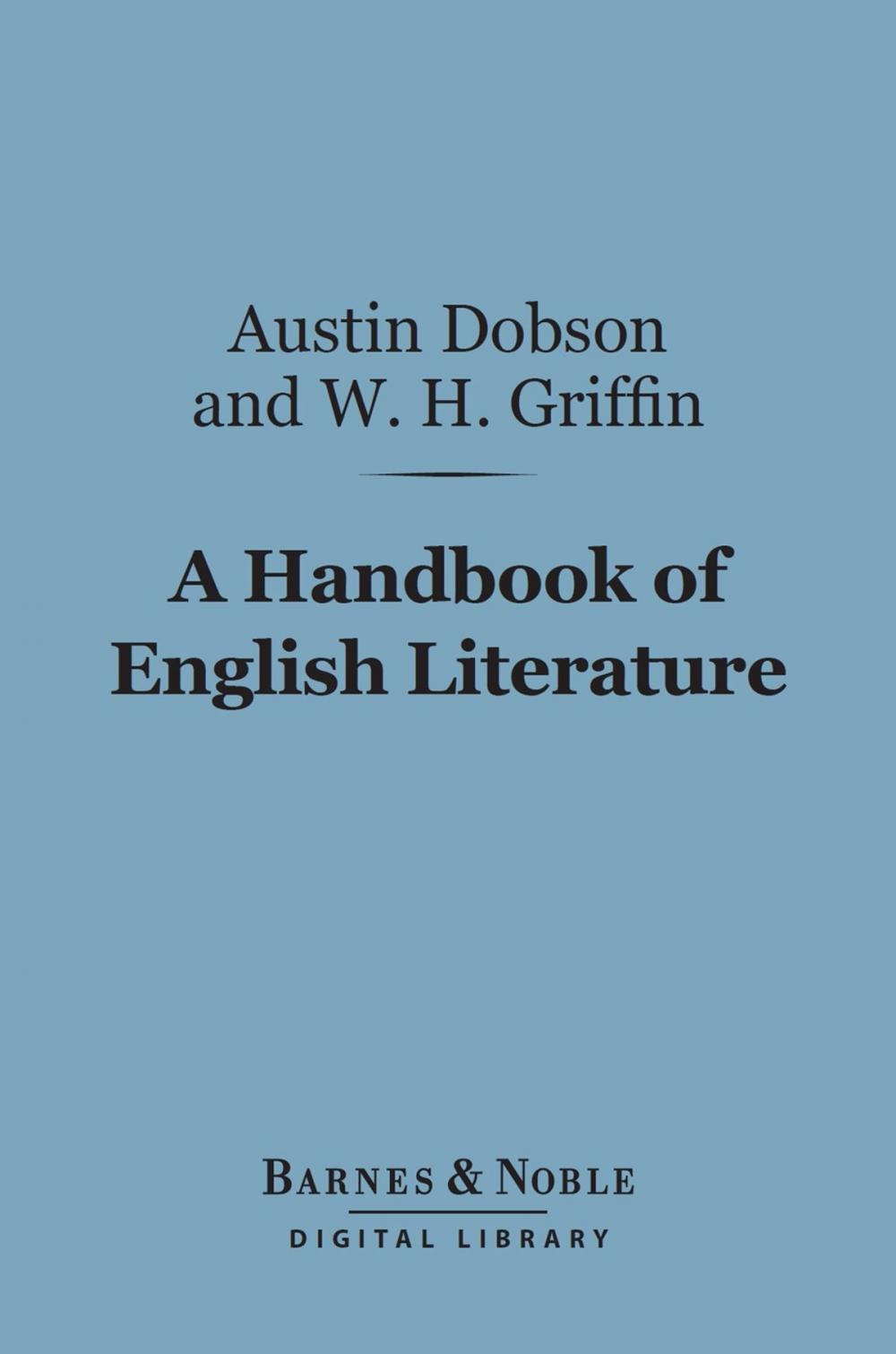 Big bigCover of A Handbook of English Literature (Barnes & Noble Digital Library)