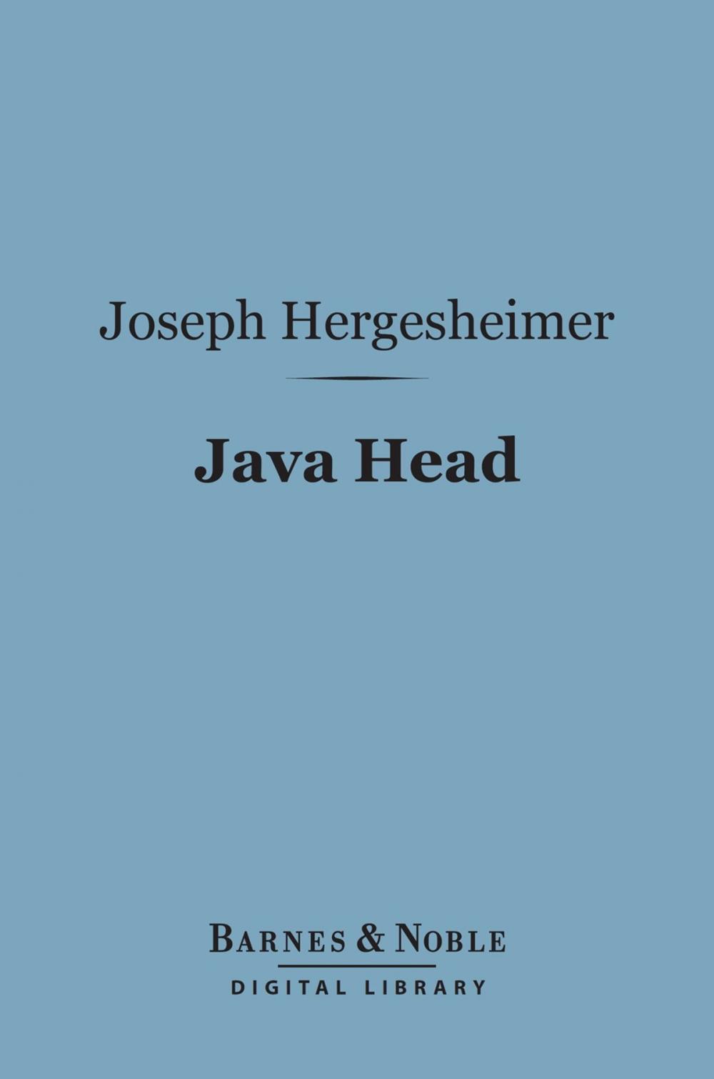 Big bigCover of Java Head (Barnes & Noble Digital Library)