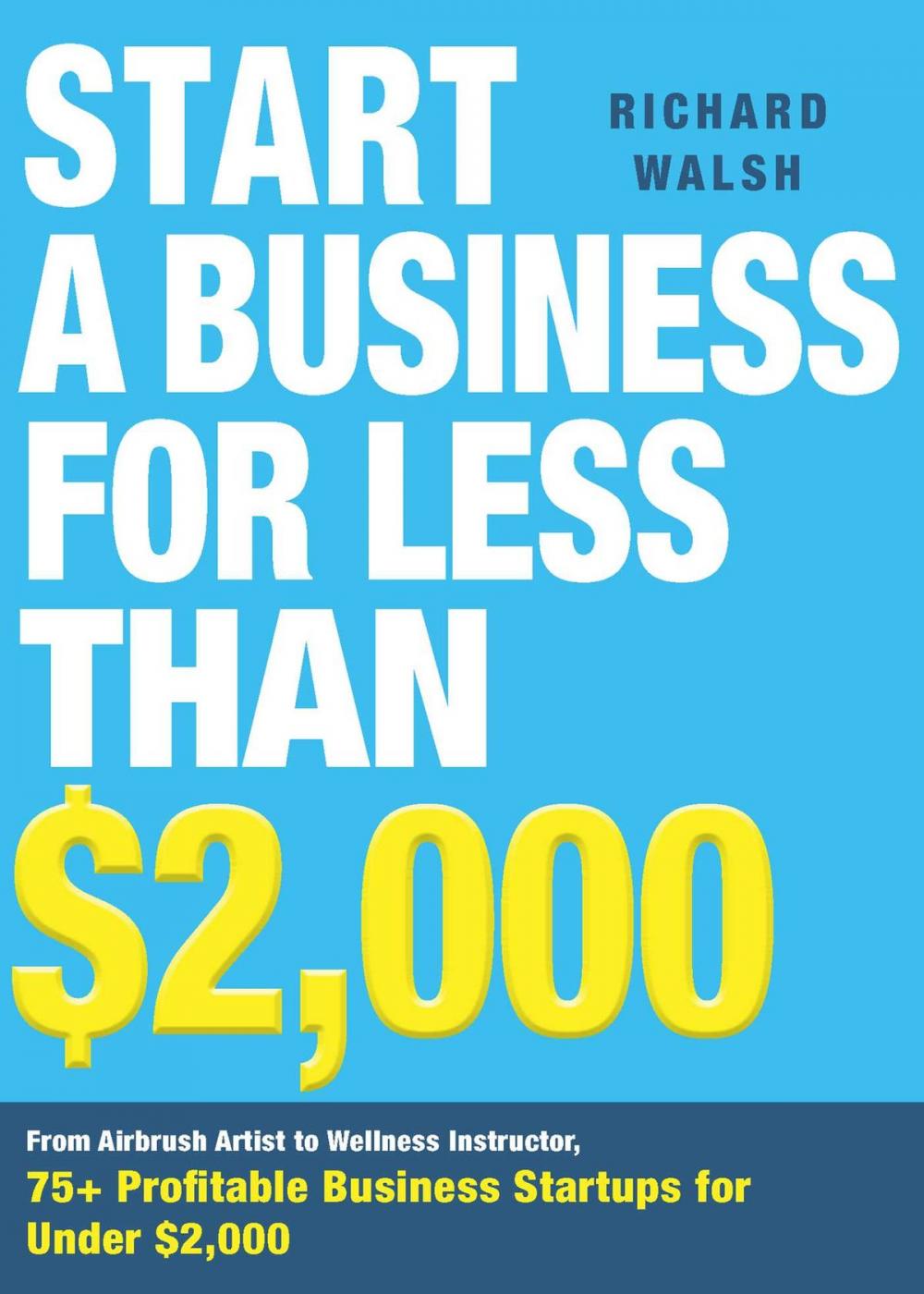 Big bigCover of Start a Business for Less Than $2,000