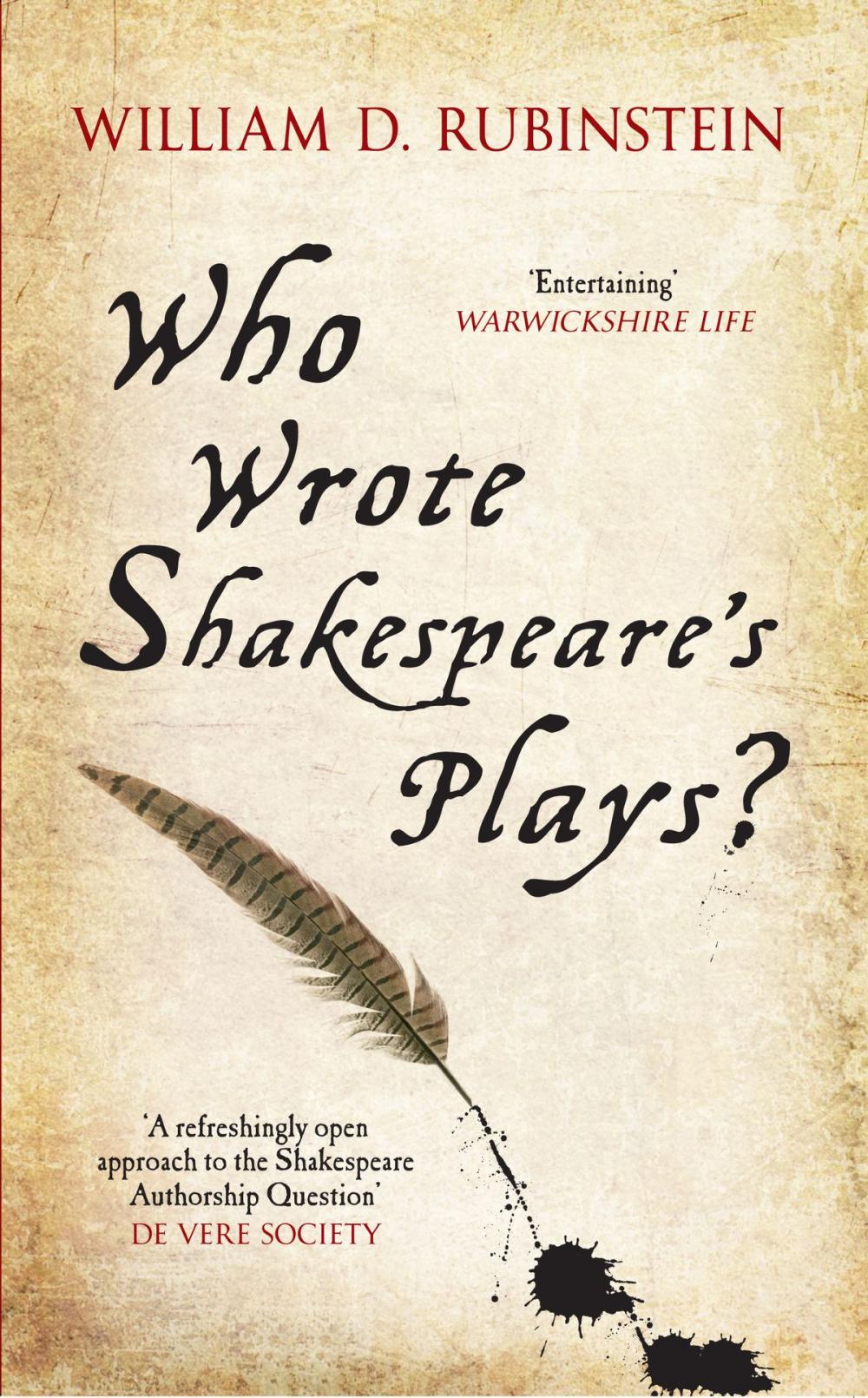 Big bigCover of Who Wrote Shakespeare's Plays?