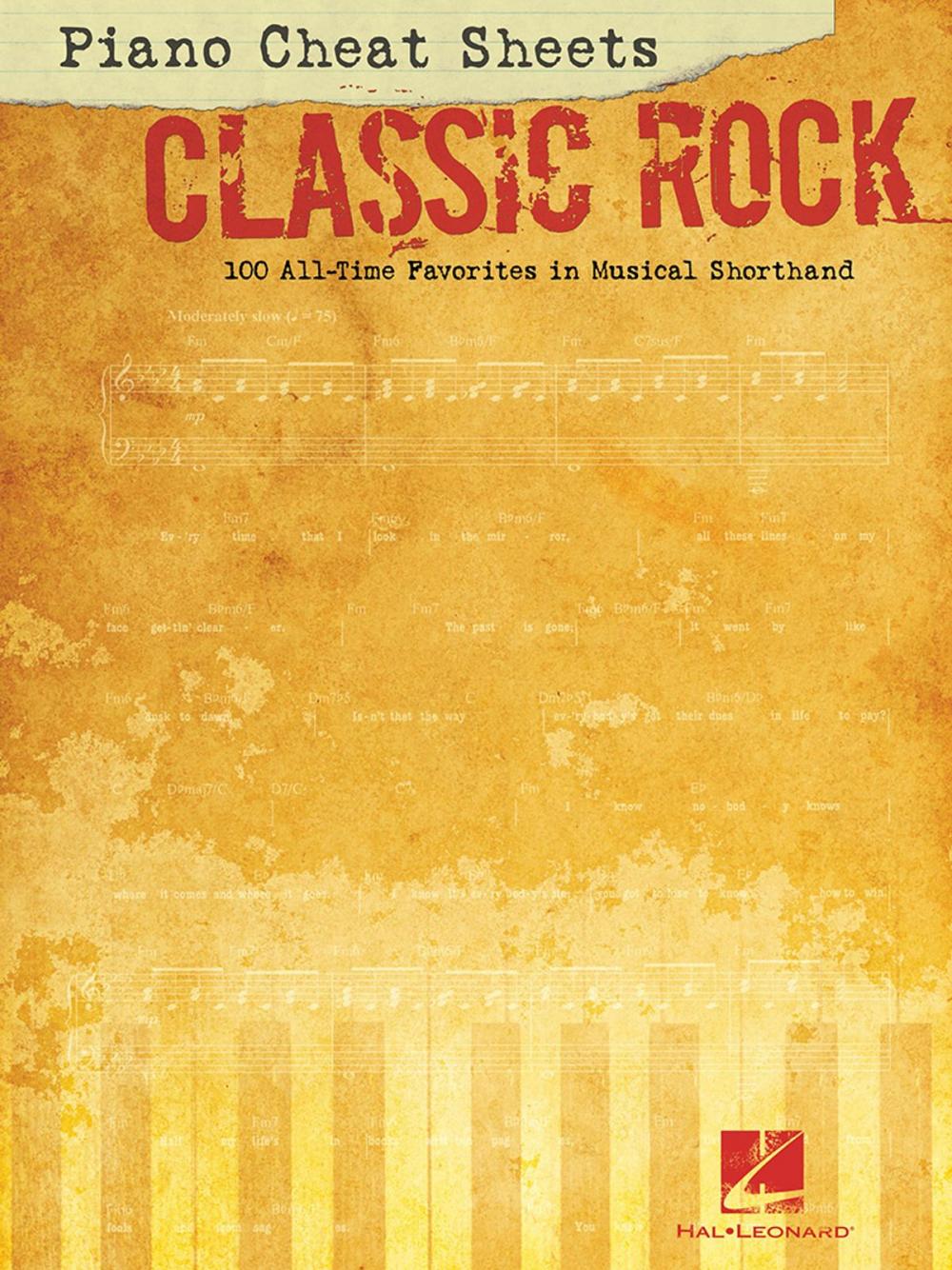 Big bigCover of Piano Cheat Sheets: Classic Rock (Songbook)