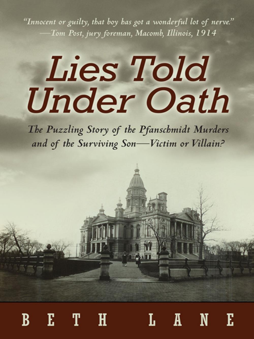 Big bigCover of Lies Told Under Oath