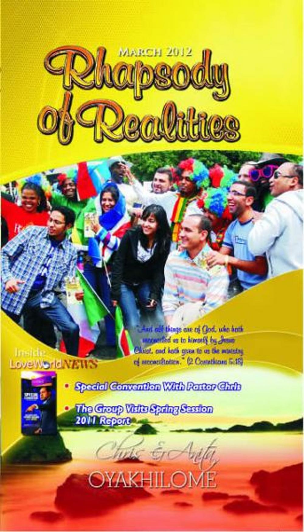 Big bigCover of Rhapsody of Realities March 2012 Edition