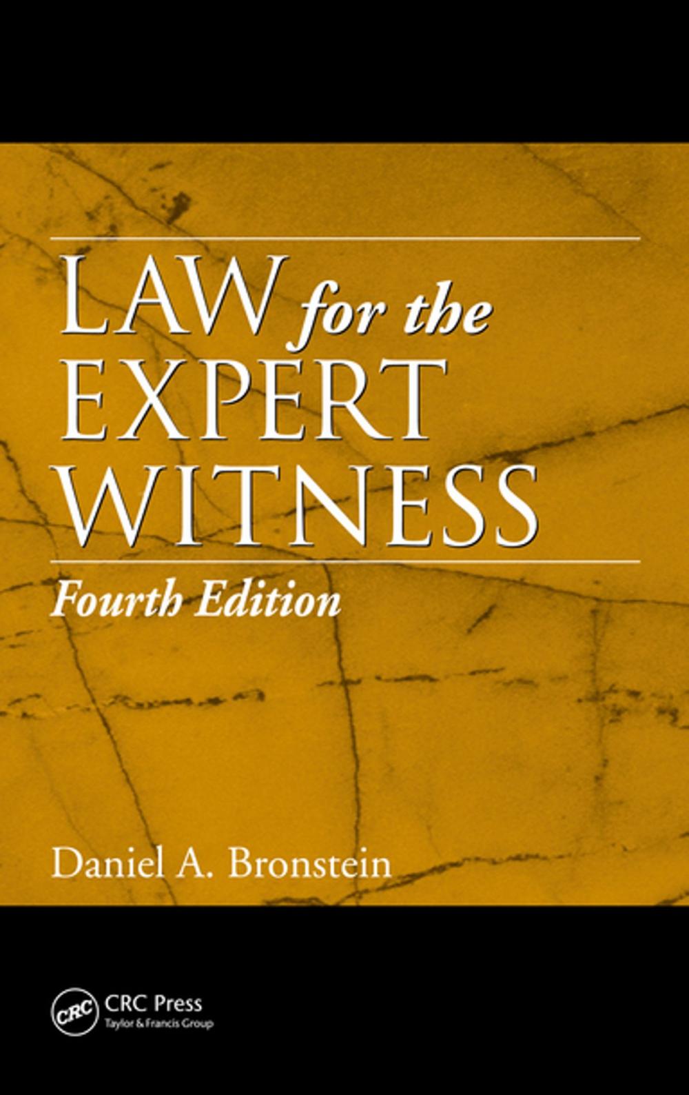 Big bigCover of Law for the Expert Witness