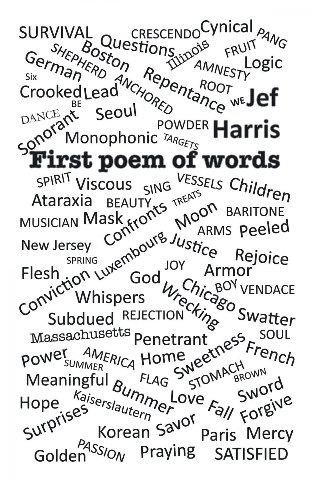 Big bigCover of First Poem of Words