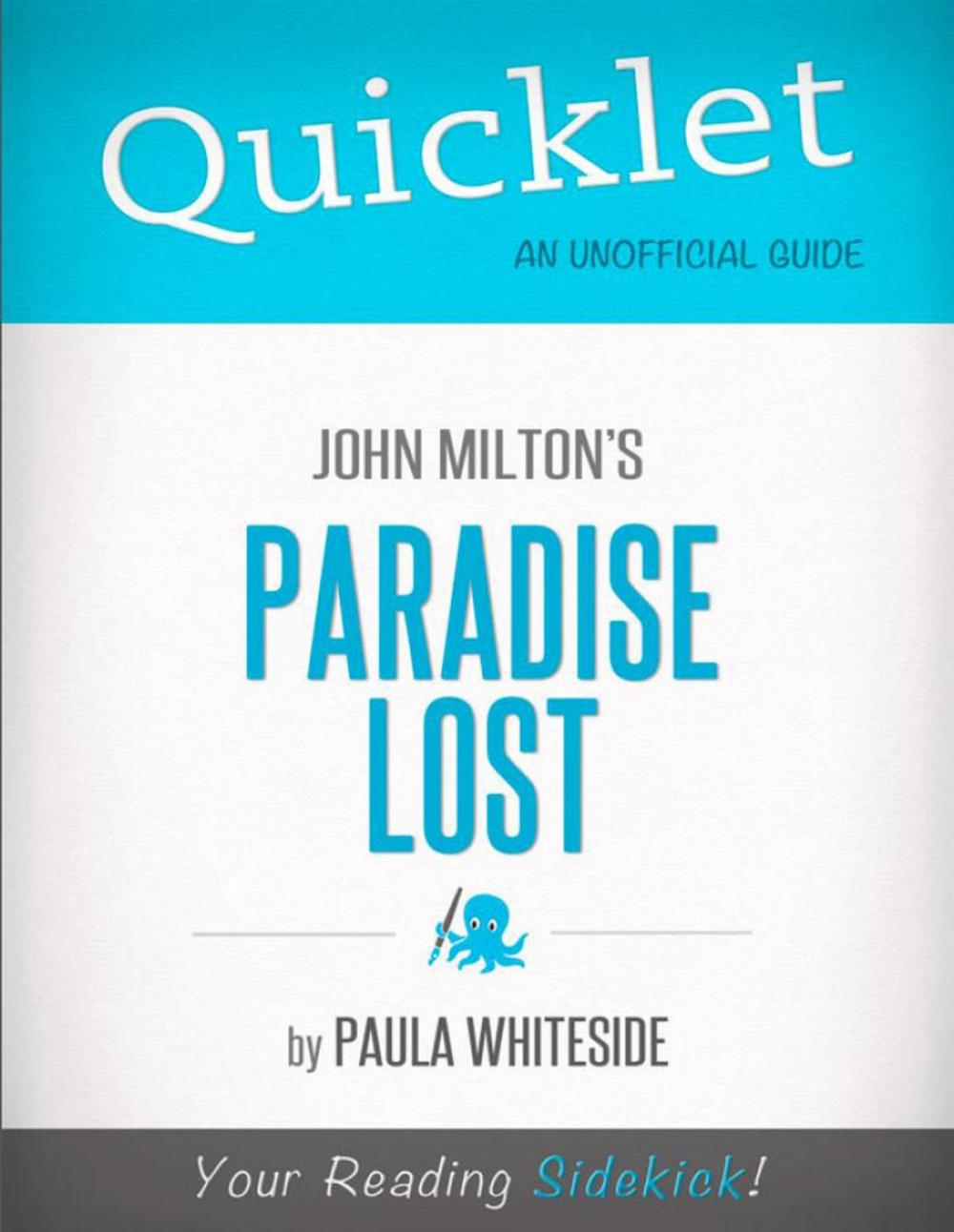 Big bigCover of Quicklet on John Milton's Paradise Lost