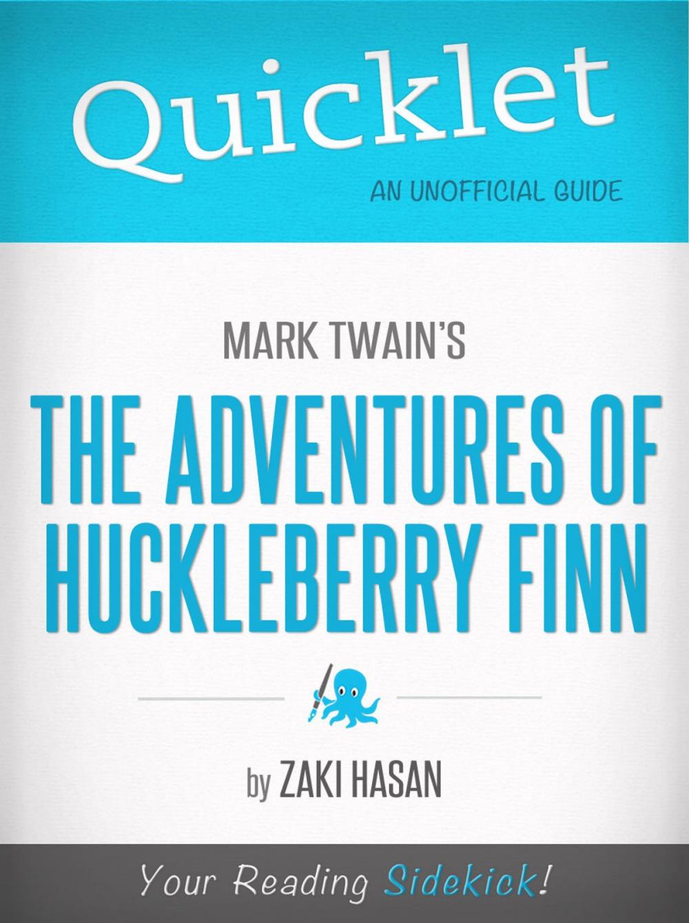 Big bigCover of Quicklet on Mark Twain's Adventures of Huckleberry Finn (CliffsNotes-like Book Summary)