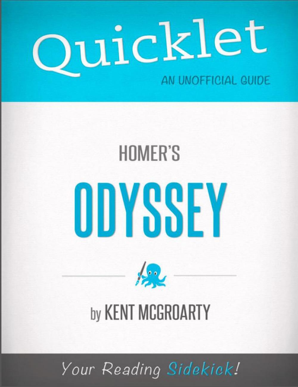 Big bigCover of Quicklet on Homer's Odyssey (CliffsNotes-like Book Summary)