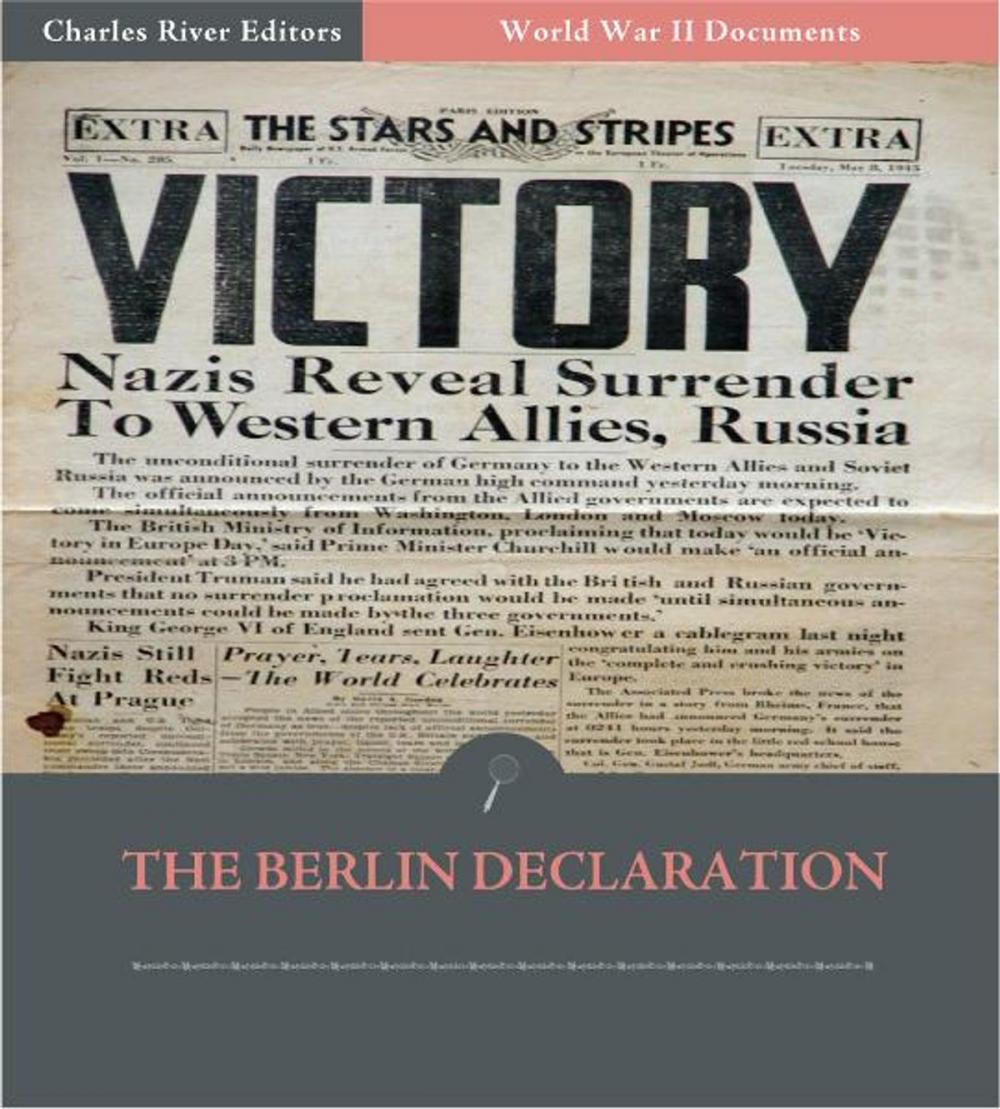 Big bigCover of World War II Documents: The Berlin Declaration (Illustrated Edition)