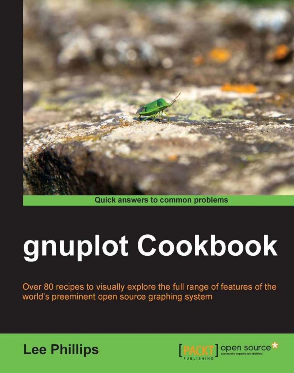 Big bigCover of gnuplot Cookbook