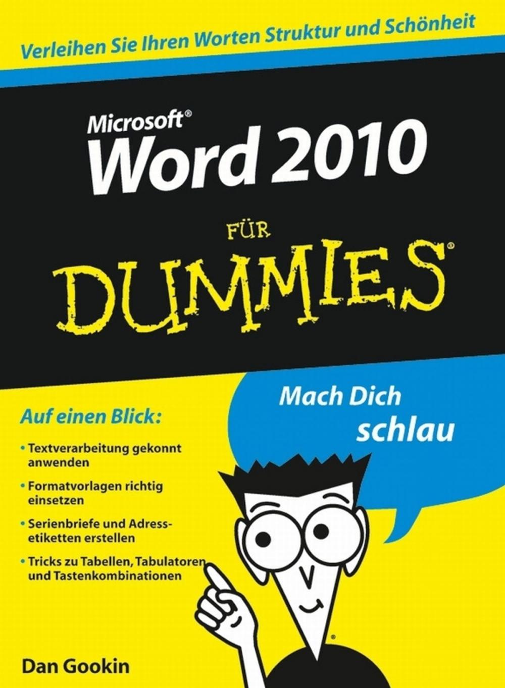 Big bigCover of Word 2010 für Dummies