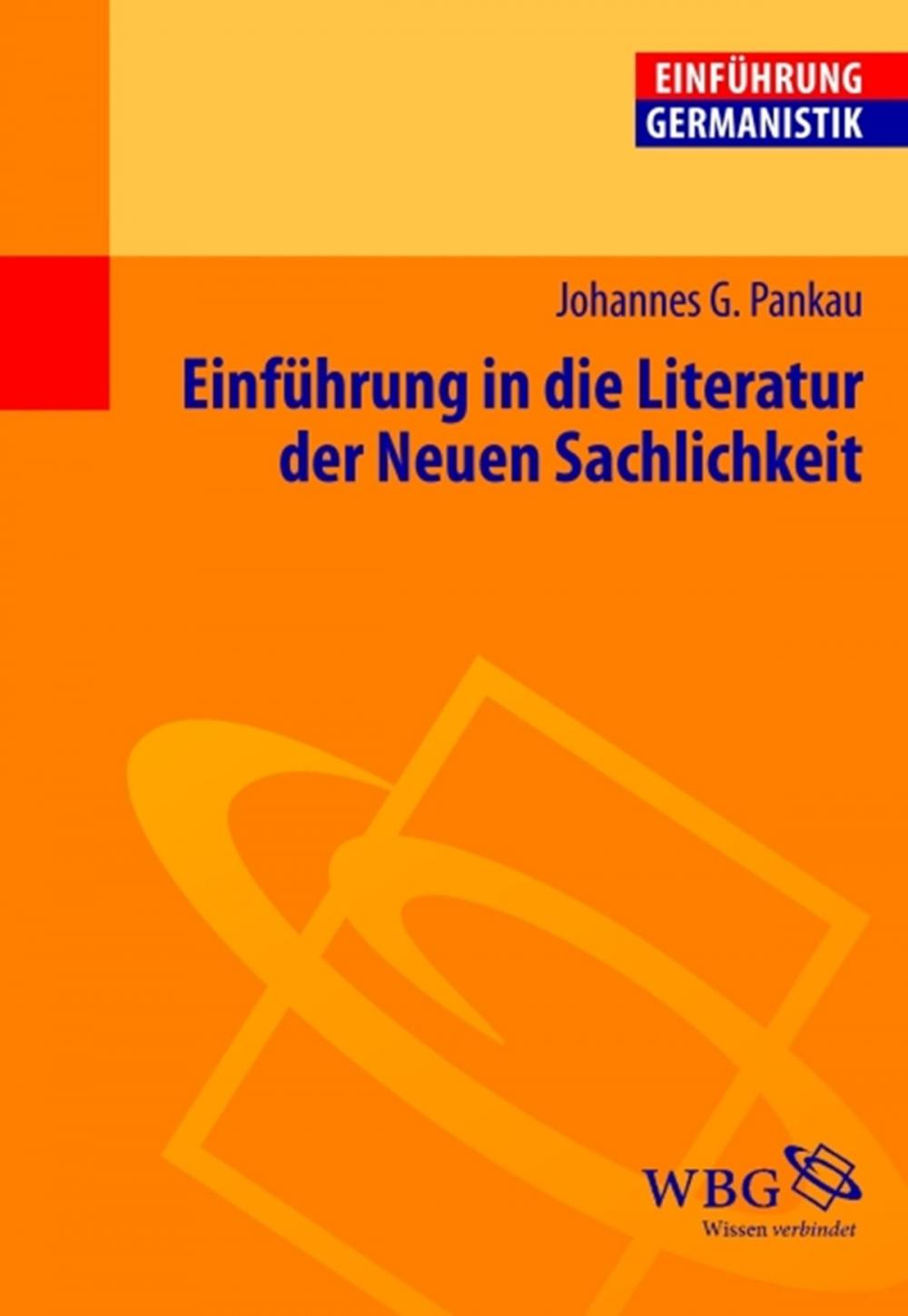 Big bigCover of Einführung in die Literatur der Neuen Sachlichkeit