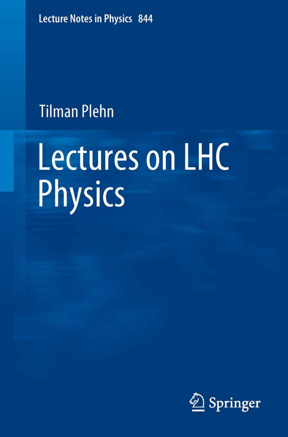 Big bigCover of Lectures on LHC Physics