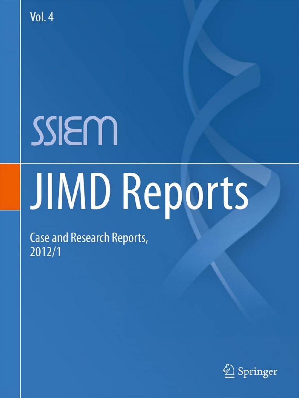 Big bigCover of JIMD Reports - Case and Research Reports, 2012/1