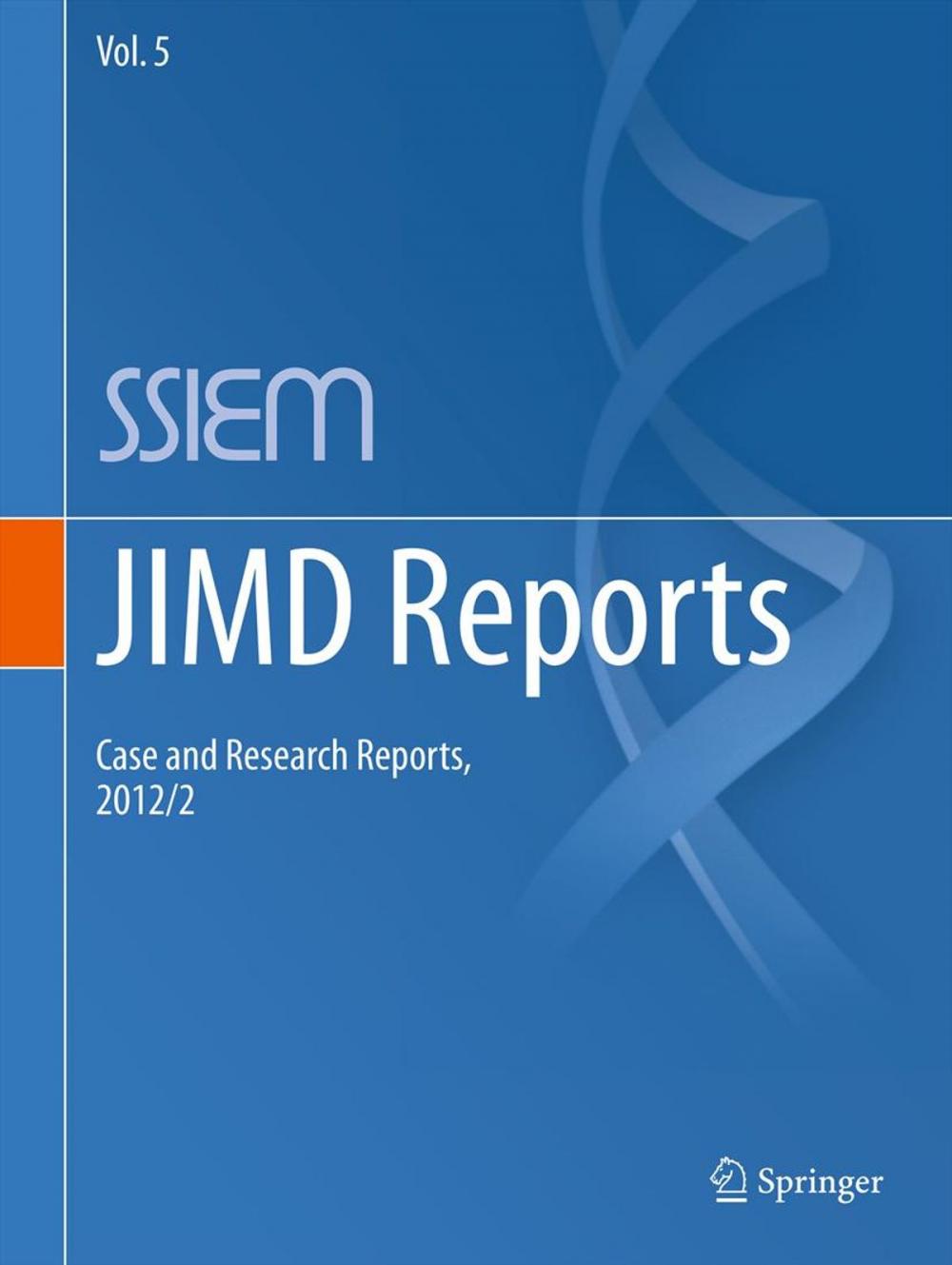 Big bigCover of JIMD Reports - Case and Research Reports, 2012/2