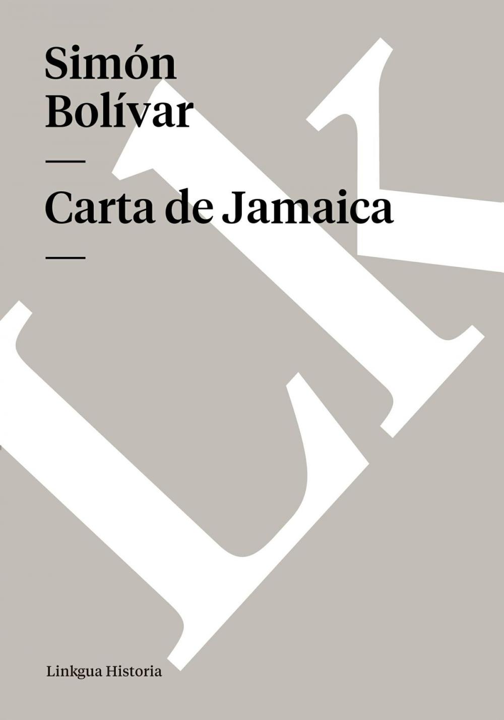 Big bigCover of Carta de Jamaica