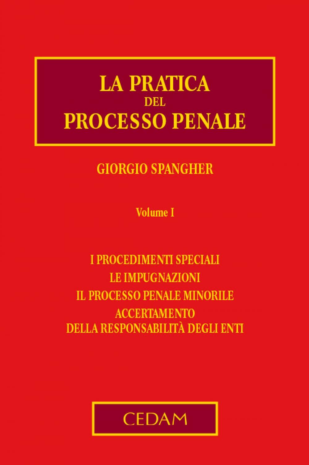 Big bigCover of La pratica del processo penale. Volume I