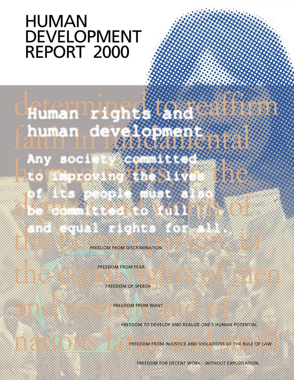 Big bigCover of Human Development Report 2000