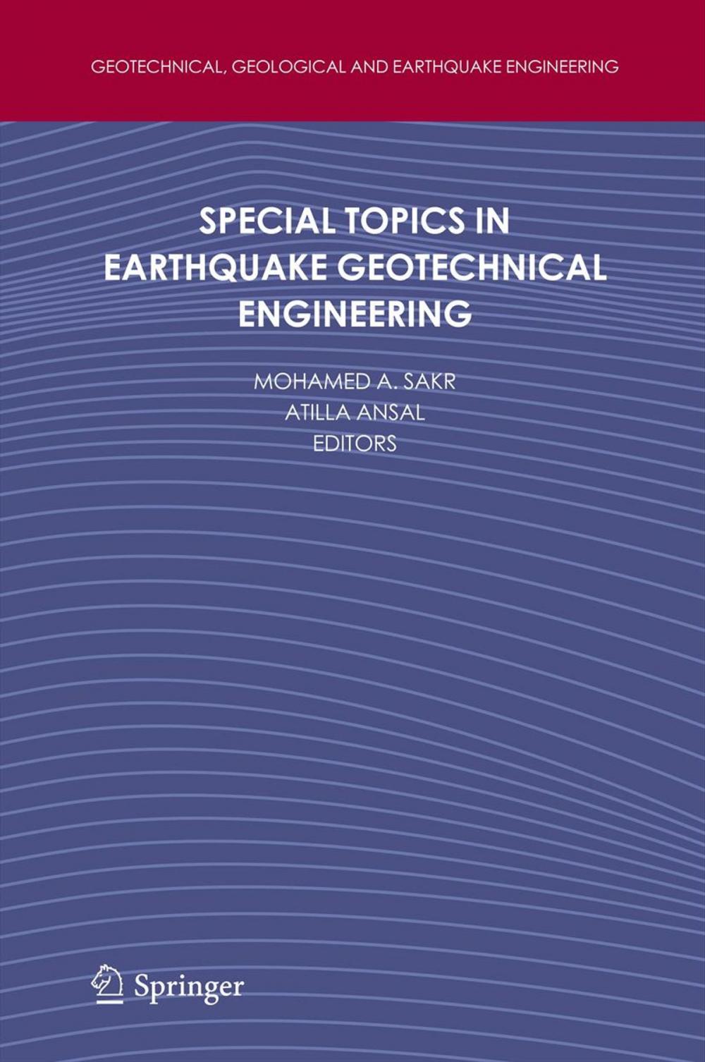 Big bigCover of Special Topics in Earthquake Geotechnical Engineering