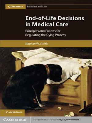 Cover of the book End-of-Life Decisions in Medical Care by Vivian Bickford-Smith