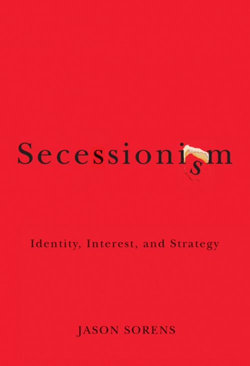 Cover of the book Secessionism by Jason Sorens, MQUP
