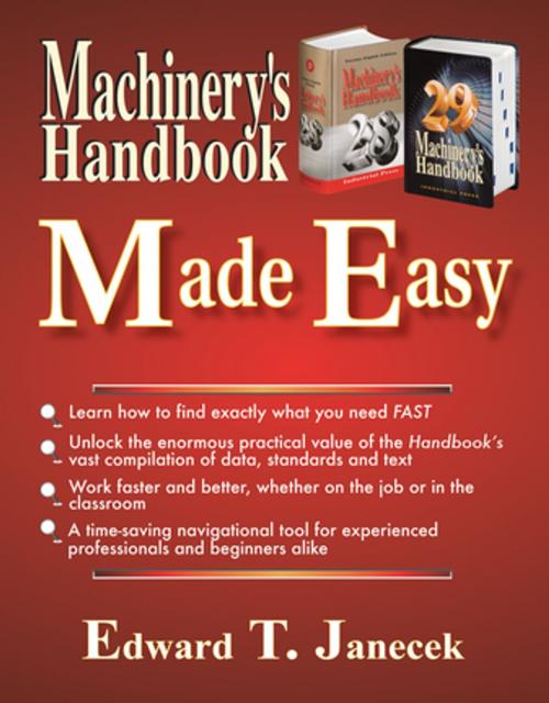 Cover of the book Machinery's Handbook Made Easy by Edward Janecek, Industrial Press, Inc.