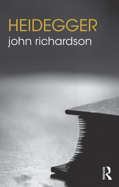 Cover of the book Heidegger by John Richardson, Taylor and Francis