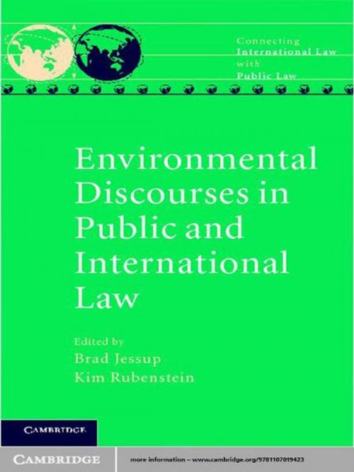 Cover of the book Environmental Discourses in Public and International Law by , Cambridge University Press