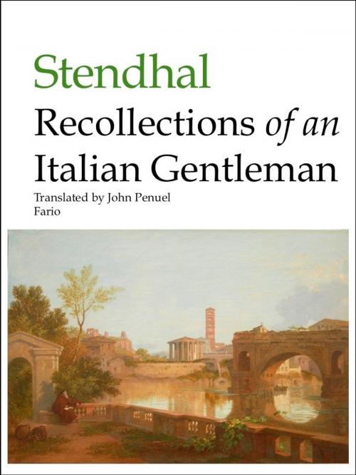 Cover of the book Recollections of an Italian Gentleman by Stendhal, Fario