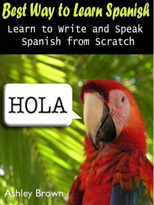 Cover of the book Best Way to Learn Spanish : Learn to Write and Speak Spanish from Scratch by Ashley Brown, Fountainhead Publications