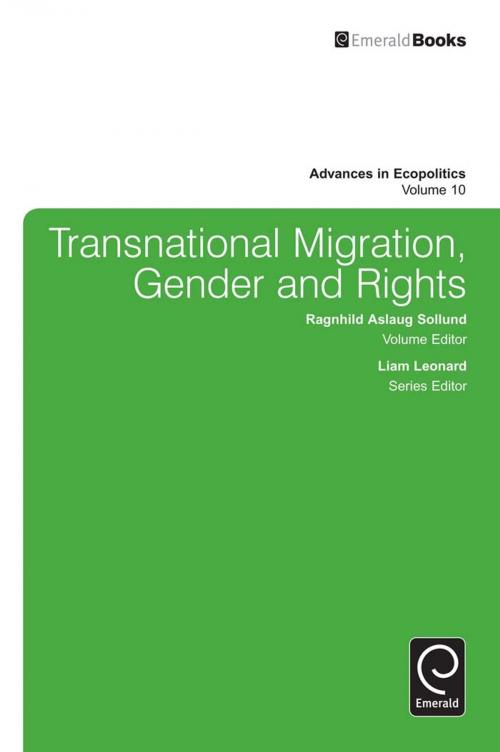 Cover of the book Transnational Migration, Gender and Rights by Ragnhild Sollund, Emerald Group Publishing Limited