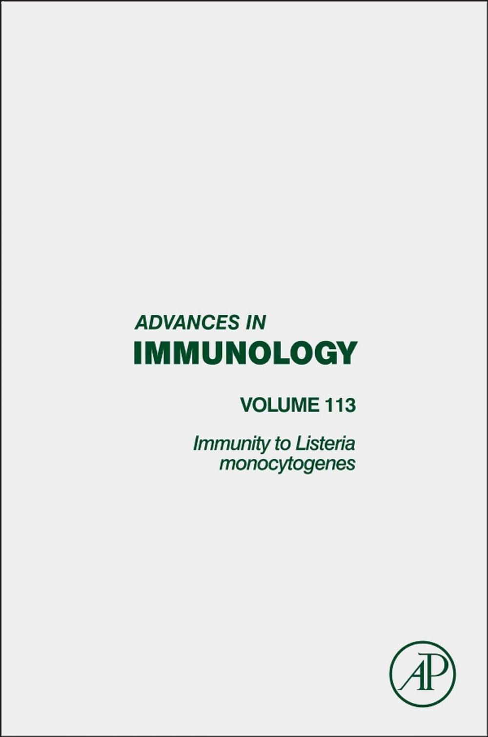 Big bigCover of Immunity to Listeria Monocytogenes