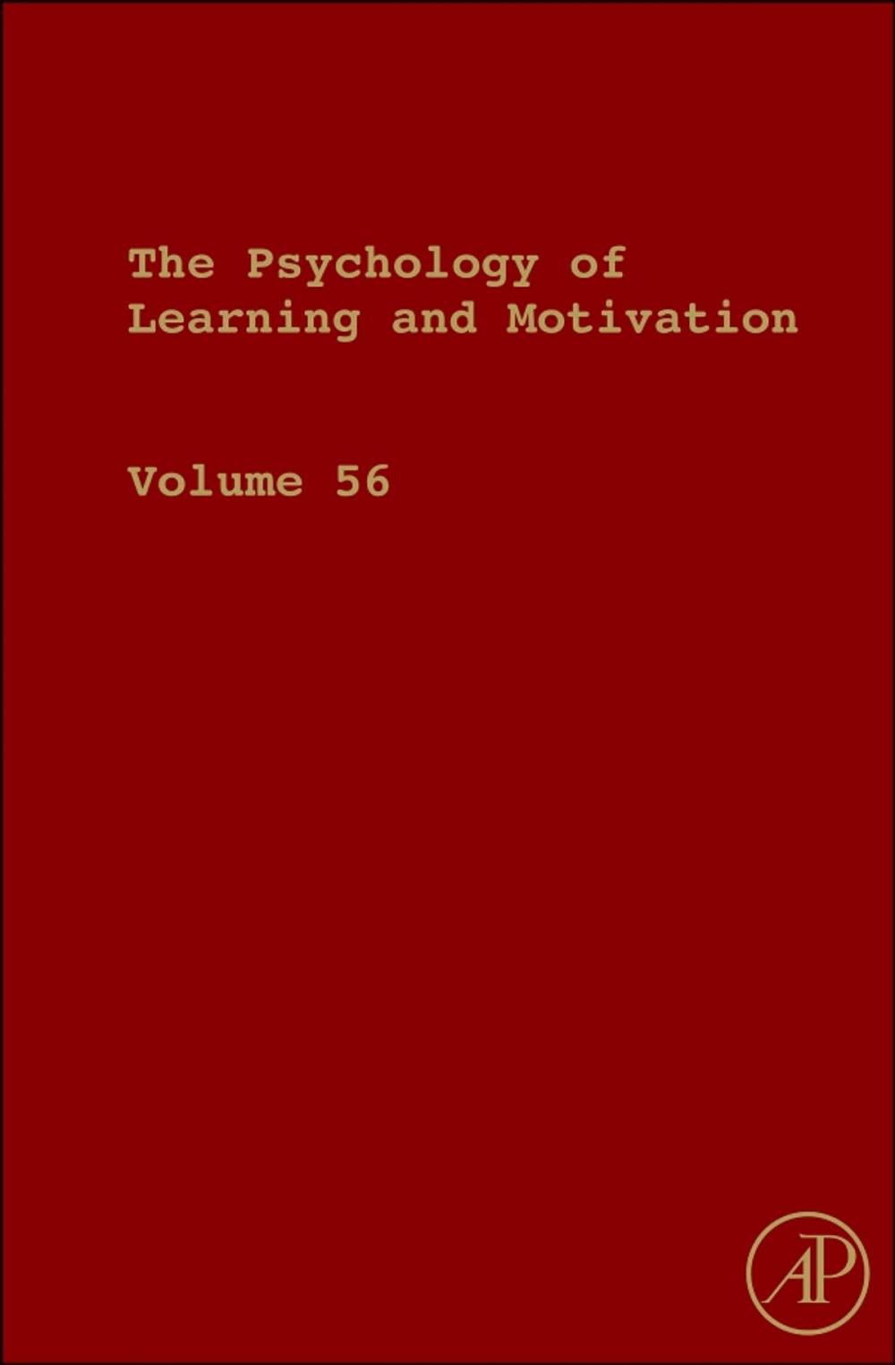 Big bigCover of The Psychology of Learning and Motivation