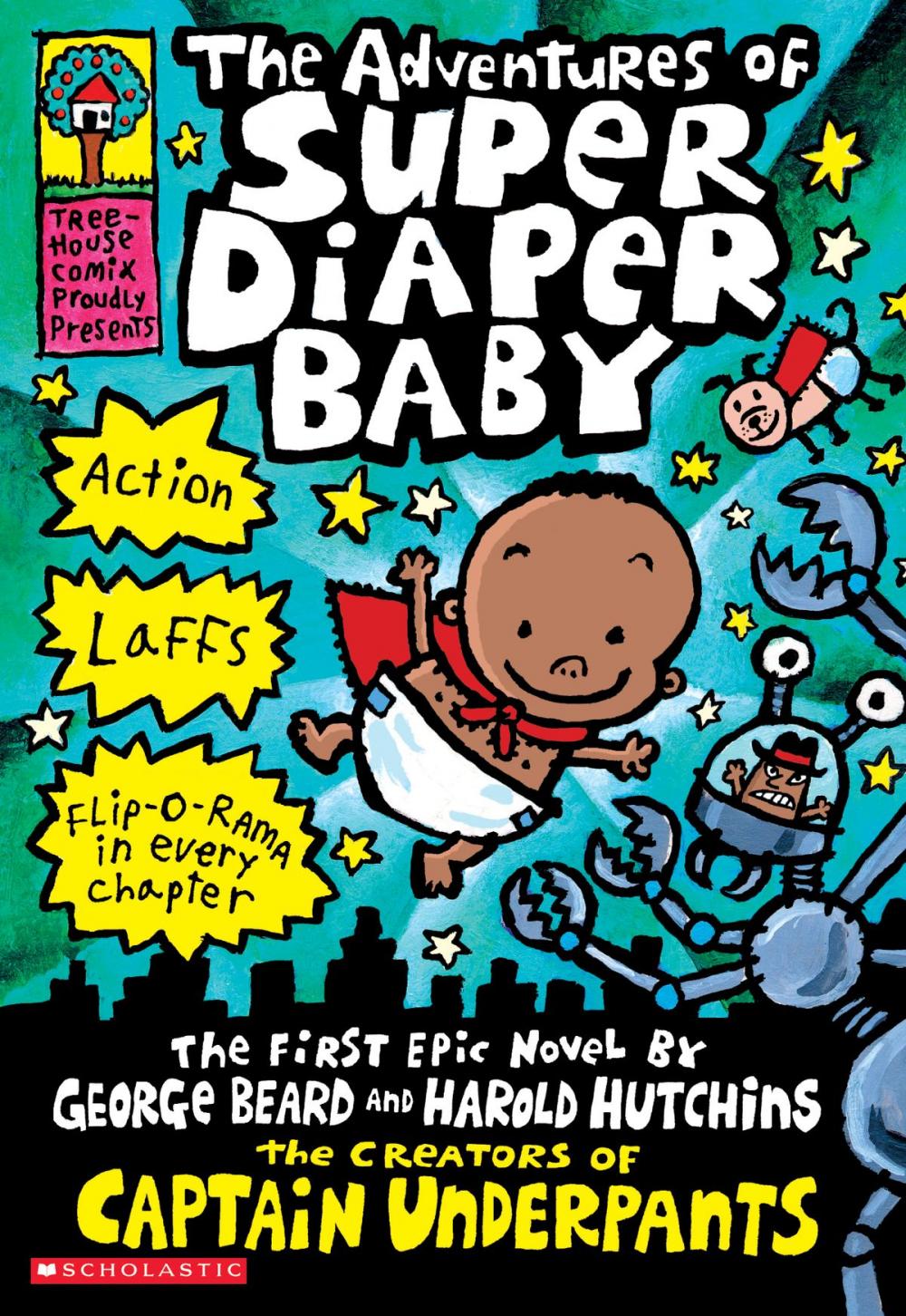 Big bigCover of The Adventures of Super Diaper Baby