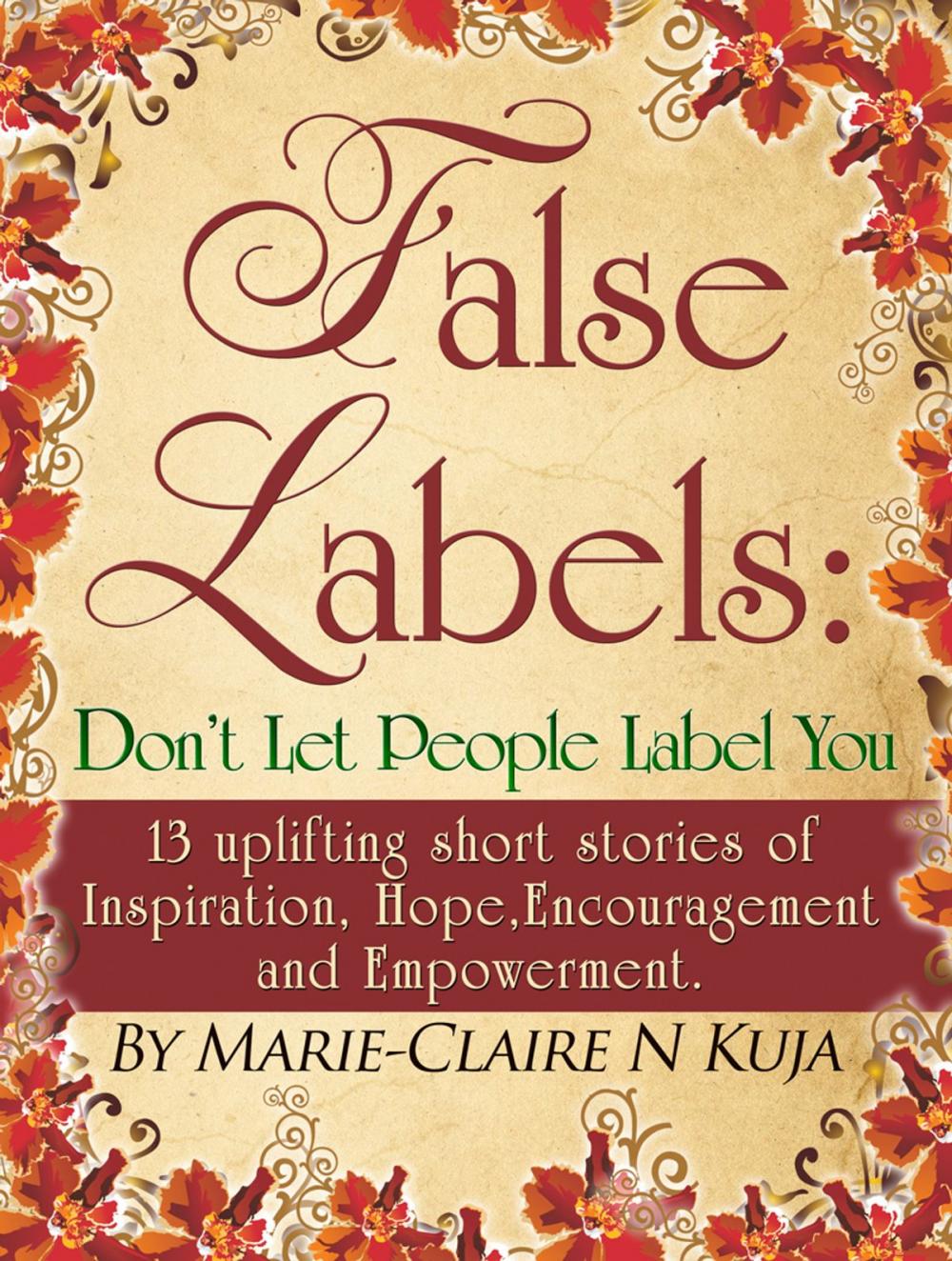 Big bigCover of False Labels: Don't Let People Label You: 13 Uplifting Short Stories Of Inspiration,Hope,Encouragement & Empowerment