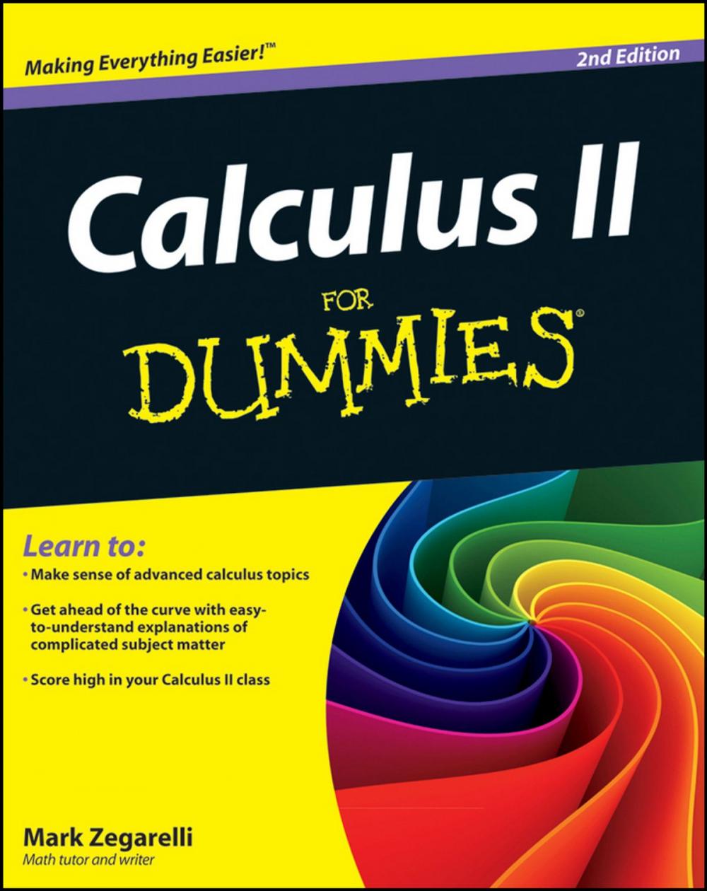 Big bigCover of Calculus II For Dummies