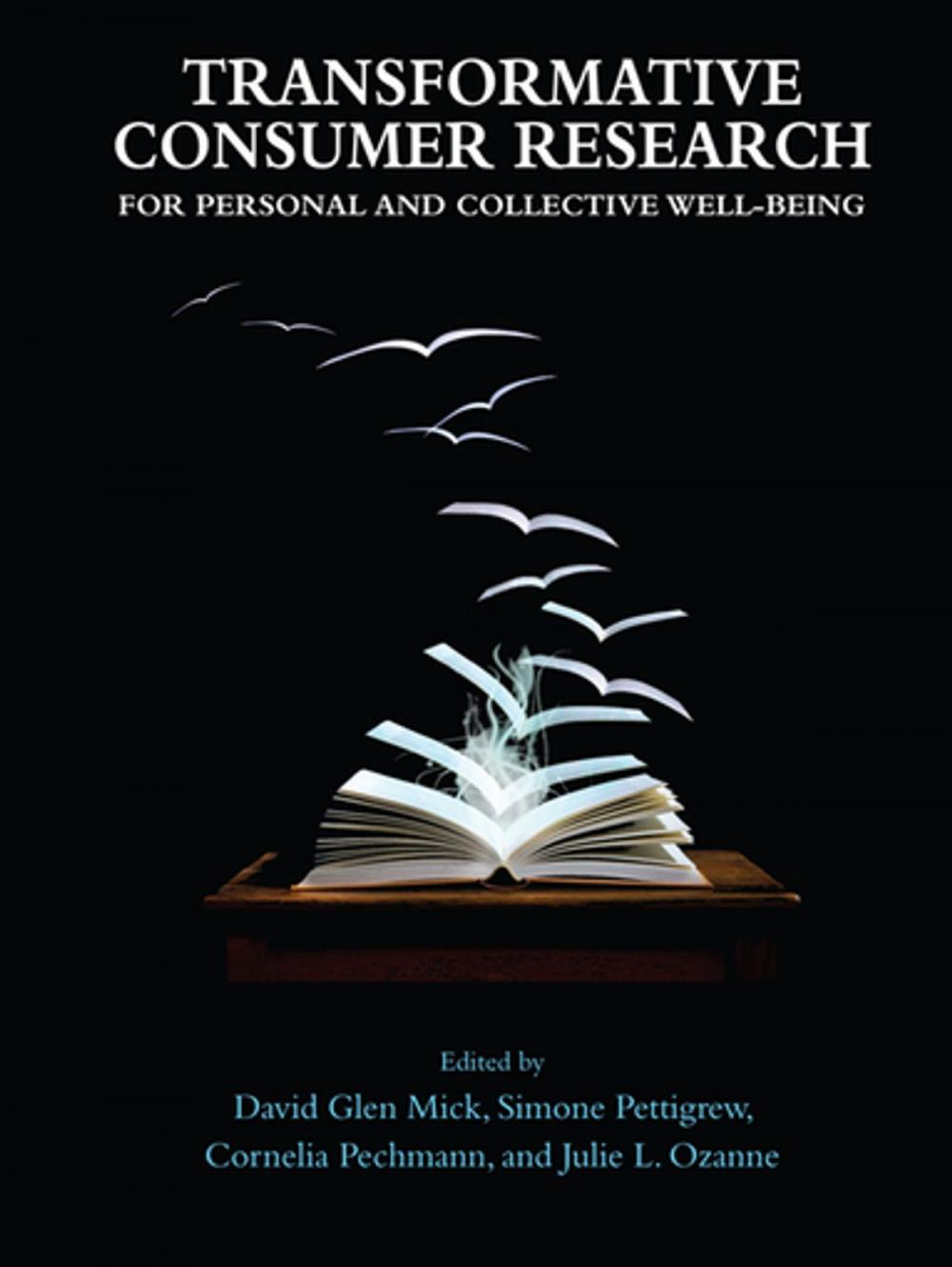 Big bigCover of Transformative Consumer Research for Personal and Collective Well-Being