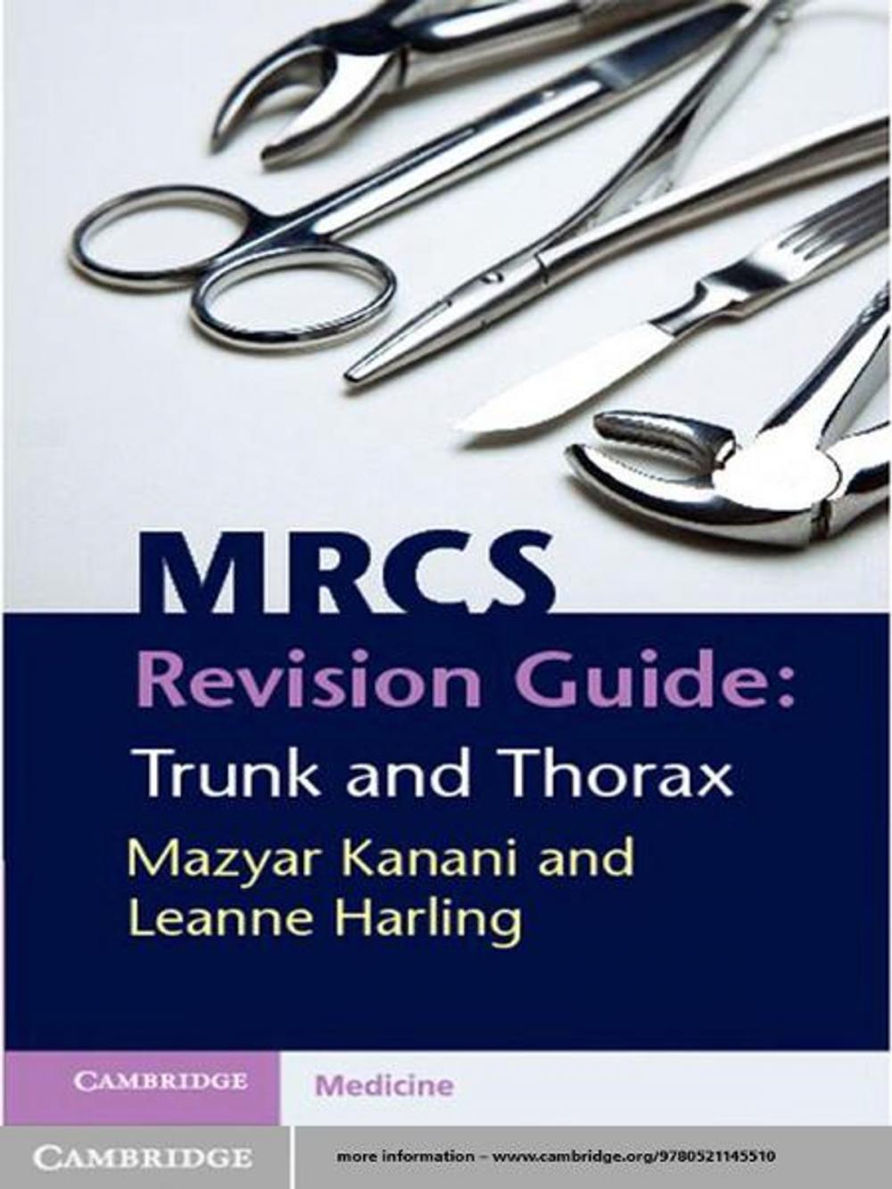 Big bigCover of MRCS Revision Guide: Trunk and Thorax