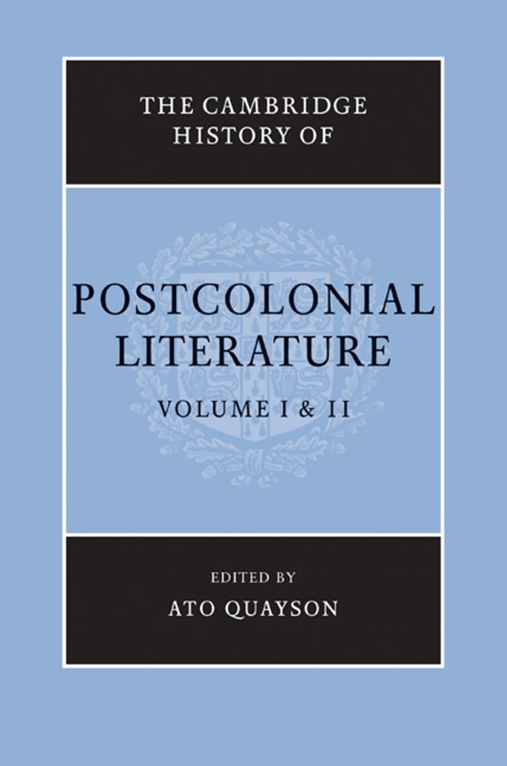 Big bigCover of The Cambridge History of Postcolonial Literature